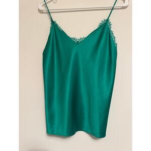 Victoria’s Secret Lace Cami Top Small S open back adjustable straps Vintage